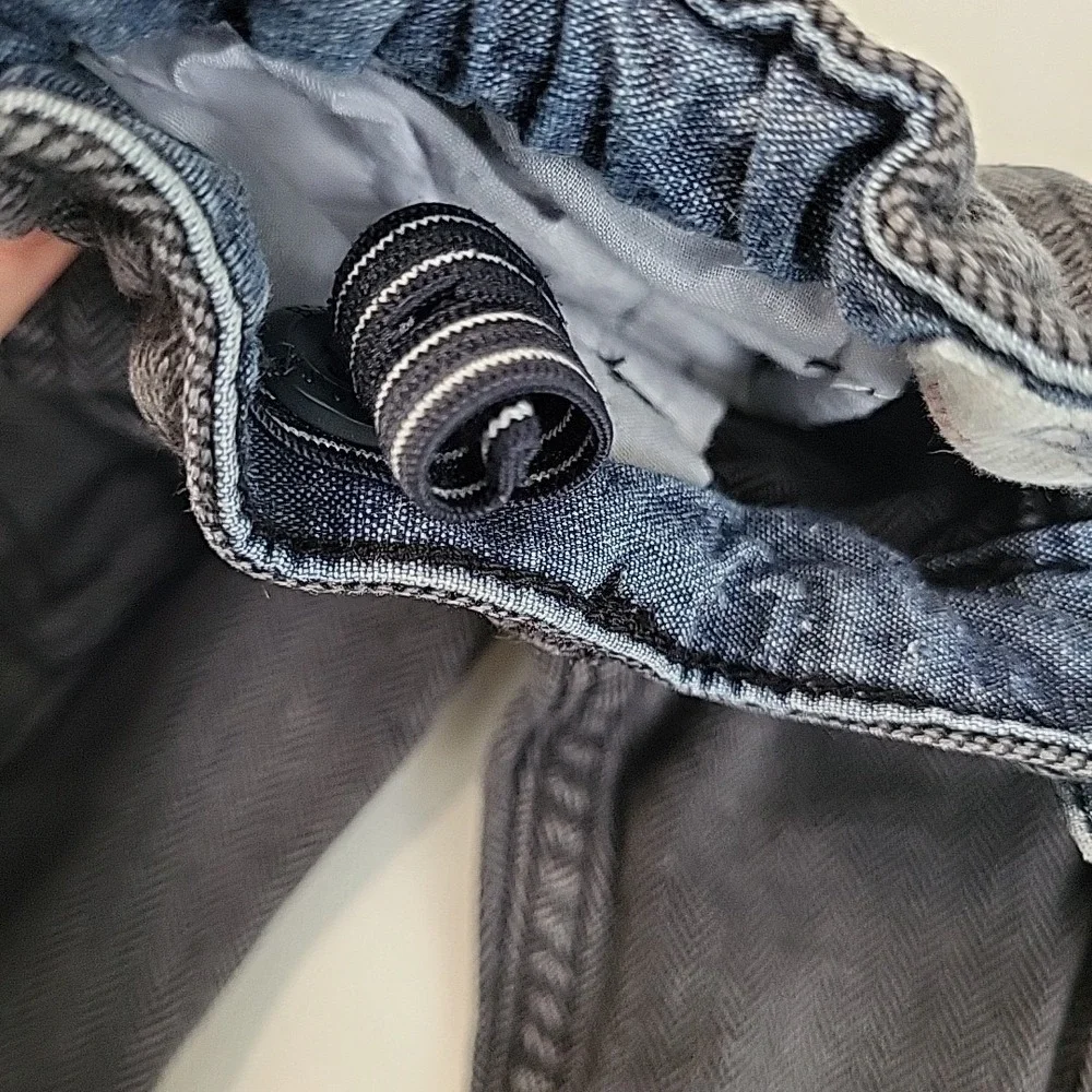 OSHKOSH‎ B'gosh Infant Gray Cargo Style Pants Sz 9M Baby